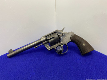 1907 Colt Officer's Model .38 Spl Blue 6" *DESIRABLE FIRST ISSUE* Amazing