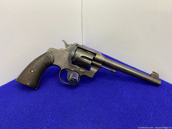 1907 Colt Officer's Model .38 Spl Blue 6" *DESIRABLE FIRST ISSUE* Amazing