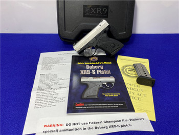 Boberg XR9-S 9mm Stainless 3.35" *AMAZING AND UNIQUE BULLPUP PISTOL W/ BOX*