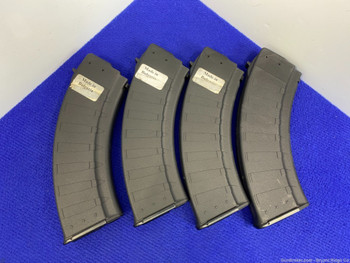 Four Bulgarian Made Mags 7.62x39 * QUICK STEEL REINFORCED FEEDER CLIPS *