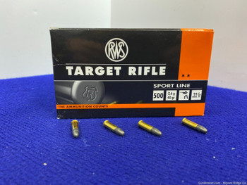 RWS Target Rifle Sport Line 22lr 500 Rounds *EXCELLENT QUALITY AMMO*