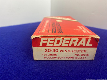 Federal Rifle 30-00 Springfield 60 Rounds *HOLLOW SOFT POINT* 3 full boxes