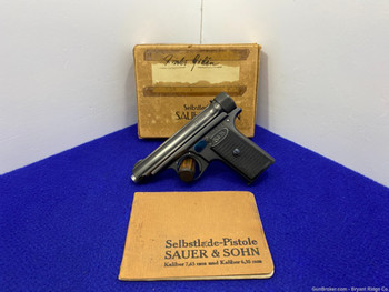 １９１３年・５７３枚限定・１８cm◇ ◇希少◇ SOLD* J.P. Sauer & Sohn Model 1913 Semi-Auto .32 ACP *MINTY WITH