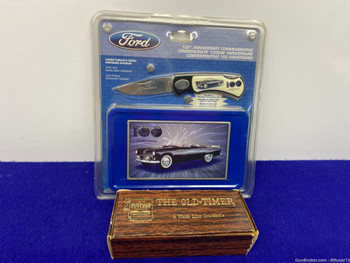 Ford 100Yr & Commemorative Old Timer Knifes *JAWDROPPING COLLECTORS PIECES*