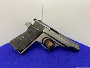 1944 Walther PP 7.65mm Blue *AMAZING WARTIME GERMAN MILITARY MARKED*