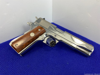 Colt SILVER STAR Govt 45acp Bright Stainless *COLT FACTORY DISPLAY EXAMPLE*