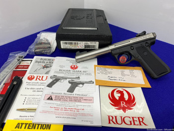 2016 Ruger 22/45 MK III Target Model 22 LR Stainless *SWEET RUGER WITH BOX*