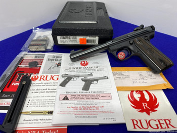 2014 Ruger 22/45 Target MKIII .22LR Blue *HEAD TURNING EXAMPLE W/ ORIG BOX*