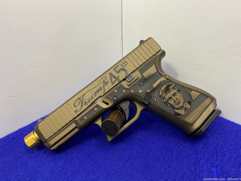 Glock 19 Gen5 9mm Burnt Bronze 4.6" *TRUMP 45TH PRESIDENT SPECIAL EDITION*