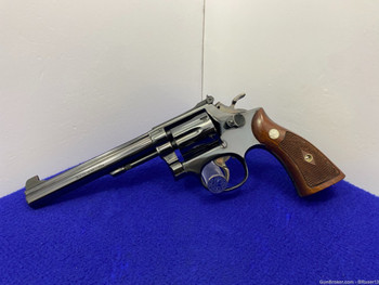 1958 Smith Wesson Pre-Model 14 .38 S&W Blue 6" *AMAZING K-38 MASTERPIECE*