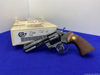 1995 Colt Python .357 Mag Blue 4" *OUTSTANDING SNAKE REVOLVER* Amazing