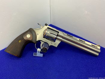 Colt Python .357 Mag Stainless 6" *GORGEOUS COLT STAINLESS SNAKE GUN*