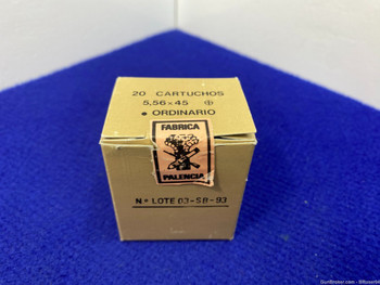 Fabrica De Palencia SB INI 5.56x45 (5.56 NATO) 20Rds *SPANISH-MADE AMMO*