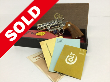 Colt Diamondback  Nickel Finish  Chambered in .38cal  2-1/2in Barrel