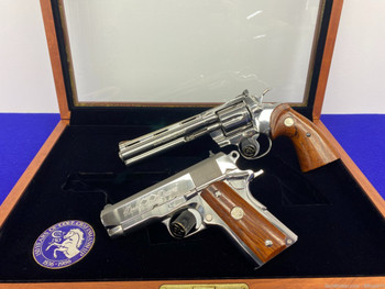 1986 Colt Double Diamond Python & Officers ACP *167 OF 1,000 EVER MADE*