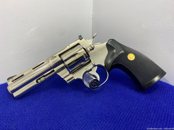 SOLD* 1972 Colt Python .357 Mag Nickel 4