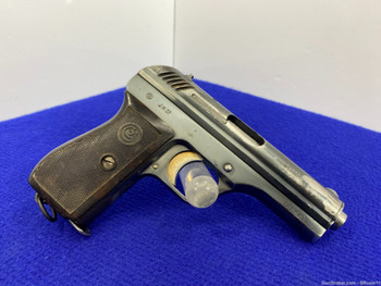 1937 CZ Model 24 .380 ACP Blue 3 1/2" *EXCELLENT SEMI-AUTOMATIC PISTOL*