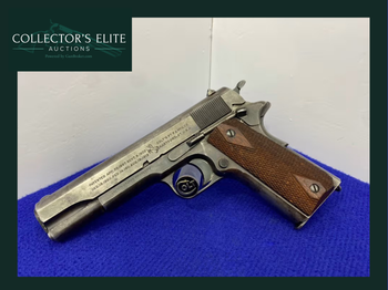 1918 Colt M1911 U.S. Military .45 ACP Blue 5" *HIGHLY DESIRABLE WWI MODEL*