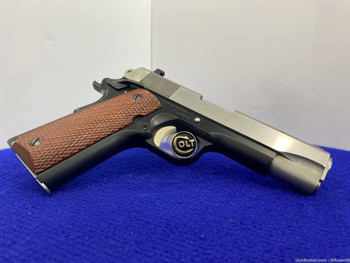 2000 Colt 1991A1 Stainless .45 ACP SS/Blue 4.25" *AWESOME COMMANDER MODEL*
