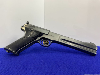 1957 Colt Woodsman Match Target .22LR Blue 6" *COLLECTIBLE 3RD SERIES COLT*
TIMELESS COLT HANDGUN...Penny Start...No Reserve 1957 Colt Woodsman Match Target .22LR Blue 6" *COLLECTIBLE 3RD SERIES COLT*
TIMELESS COLT HANDGUN...Penny Start...No Reserve
