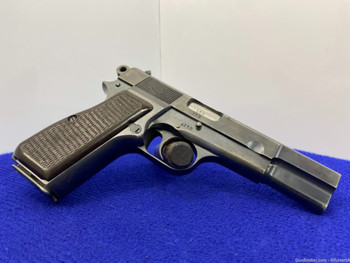 FN Hi-Power 9mm Blue *COLLECTIBLE POST-OCCUPATION "A" SERIAL PREFIX MODEL*