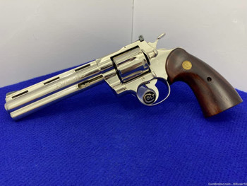 Vintage 1980 Colt Python .357 Mag Nickel 6" *CLASSIC SNAKE SERIES REVOLVER*