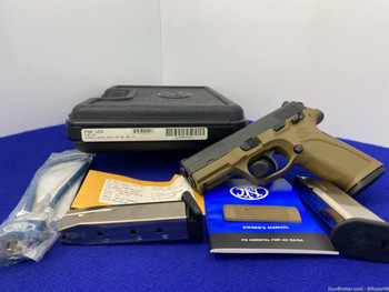 FNH USA FNP-40 .40 S&W Black/FDE 4" *RELIABLE SEMI-AUTOMATIC HANDGUN* FNH USA FNP-40 .40 S&W Black/FDE 4" *RELIABLE SEMI-AUTOMATIC HANDGUN*