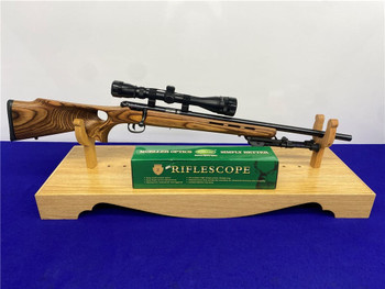 Savage Mark II BTV .22LR Blue 21" *INSTALLED MUELLER APV 4.5-14x40AO SCOPE* Savage Mark II BTV .22LR Blue 21" *INSTALLED MUELLER APV 4.5-14x40AO SCOPE*
