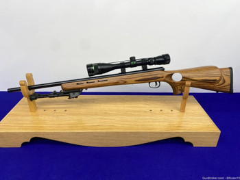 Savage Mark II BTV .22LR Blue 21" *INSTALLED MUELLER APV 4.5-14x40AO SCOPE* Savage Mark II BTV .22LR Blue 21" *INSTALLED MUELLER APV 4.5-14x40AO SCOPE*