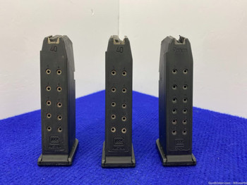 (3) Glock Mags - Two 13Rd 40 Cal - One 15Rd 9mm *WITH GLOCK SPEEDLOADER*