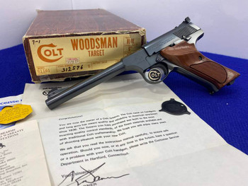 Colt Woodsman .22 LR Blue 6" *LATE PRODUCTION 3rd SERIES TARGET MODEL*