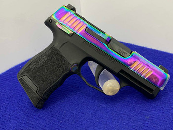 2023 Sig Sauer P365 .380 ACP 3.1" *STUNNING RAINBOW TITANIUM PVD FINISH*