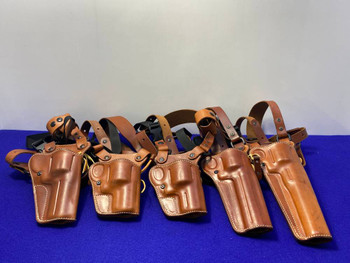 (5) D. Johnston Alaskan Leather Chest Holsters *SUPER DURABLE*