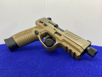 FN America 502 Tactical .22 LR FDE 4.4" *HEAD-TURNING HIGH-QUALITY HANDGUN*