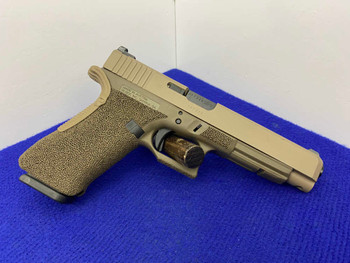 Glock 34 Gen5 9mm FDE 5" *SOUGHT AFTER RMR PORTED LONG SLIDE EXAMPLE*