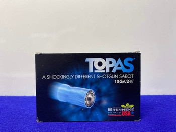 Brenneke Topas - 12 Gauge 20Rds *DEPENDABLE SHOTSHELLS*