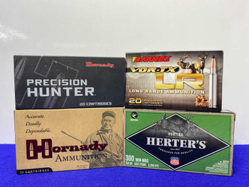 Hornady 264Win/300WSM, Barnes 6.5CM, Herters 300 Win Mag *GREAT RIFLE AMMO* Hornady 264Win/300WSM, Barnes 6.5CM, Herters 300 Win Mag *GREAT RIFLE AMMO*
