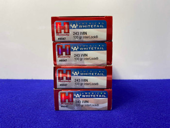 Hornady American Whitetail 243 Win 80Rds *FANTASTIC AMMO*