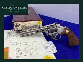 1980 Colt Diamondback .38 Spl 6" *HIGHLY SOUGHT AFTER ELECTROLESS NICKEL*