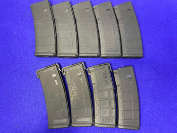 (9) Magpul PMag 30Rd 5.56x45mm Mags *EXCELLENT LOT*