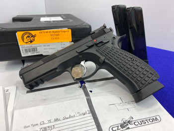 2018 CZ USA 75 SP-01 9mm 4.5" *SHADOW TARGET II VARIANT OF COVETED CZ LINE*