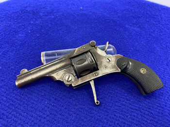 Belgian .22 Short Top-Break Folding Trigger Revolver *COMPACT PISTOL*