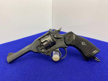 Webley & Scott Mark IV .38 S&W Blue 4" *BRITISH MANUFACTURED REVOLVER*