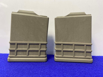 TWO 10-Round .223 Rem/ 5.56 *MDT AICS FDE POLYMER SHORT ACTION MAGAZINE*