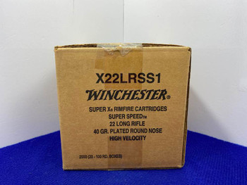 Winchester Super Speed 22 LR 2000Rds *AWESOME AMMO*