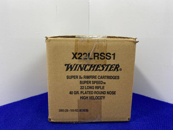 Winchester Super-X 22 LR 2000Rds *EXCELLENT LOT* Winchester Super-X 22 LR 2000Rds *EXCELLENT LOT*