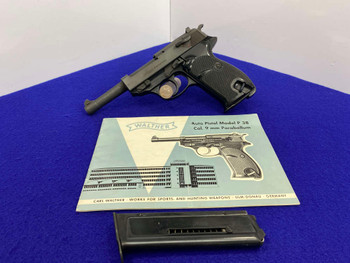 1968 Walther P.38 9mm Blue 5" *WEST GERMAN MARKED SEMI-AUTOMATIC PISTOL* 1968 Walther P.38 9mm Blue 5" *WEST GERMAN MARKED SEMI-AUTOMATIC PISTOL*
