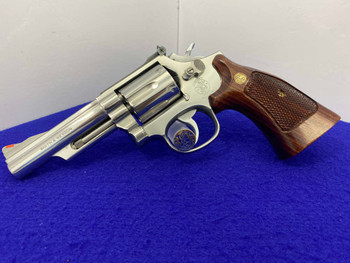 1991 Smith Wesson 66-3 .357 Mag 4" *BEAUTIFUL BRIGHT STAINLESS FINISH*