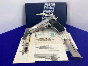 Smith Wesson 645 .45 ACP Stainless 5" *DURABLE & ACCURATE PISTOL*