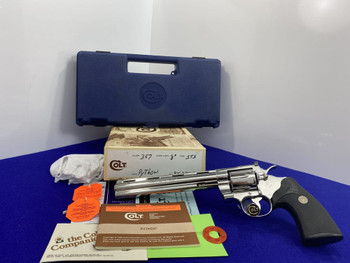 -VINTAGE- 1993 Colt Python .357 Mag 8" *ICONIC SNAKE SERIES REVOLVER*
